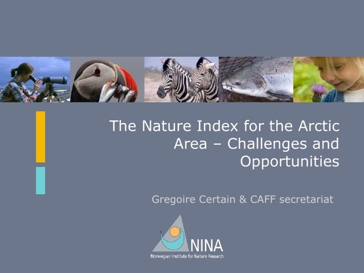 Certaine CAFF NatureIndex