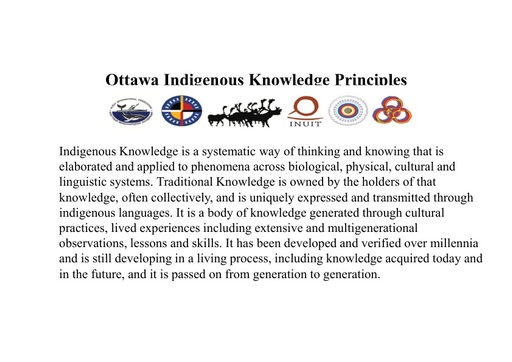 Traditional Knowledge and science under a co-production of knowledge: Carolina Behe