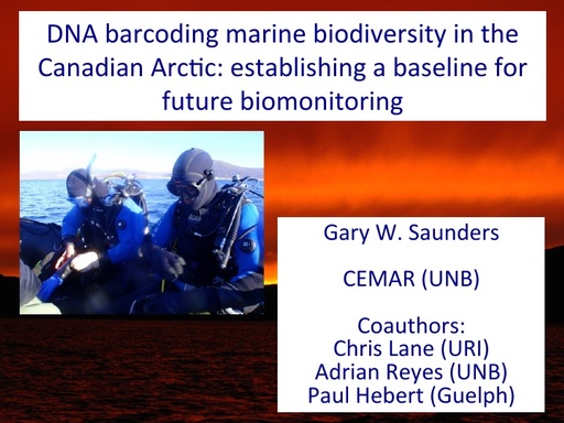 Saunders DNA Barcoding Dec4