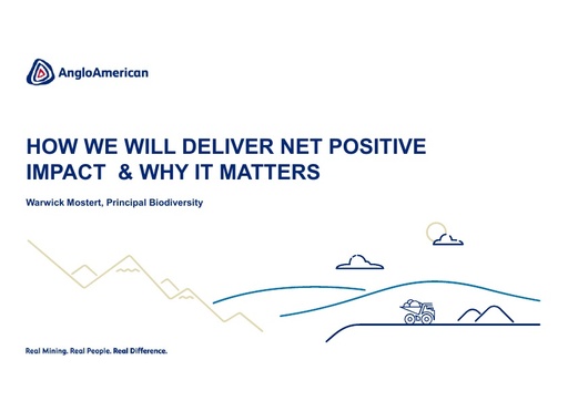 Future needs and ideas on how to mainstream biodiversity at a wider scale - A participatory brainstorming session taking on the lessons learnt from the three presentations: Warwick Mostert