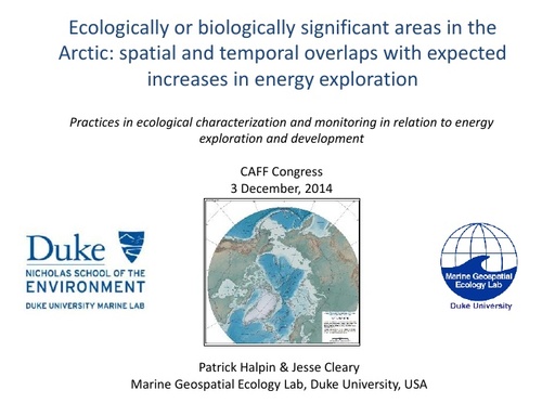 Halpin Cleary 20141203 Arctic EBSAs Dec3